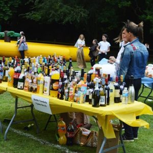 stall with bottles