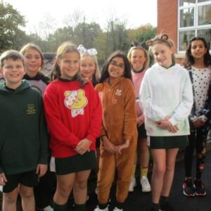 children dressed for comic relief